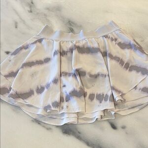 Lululemon Athletica Tie-Dye Skater Skirt - Gray/Purple and White